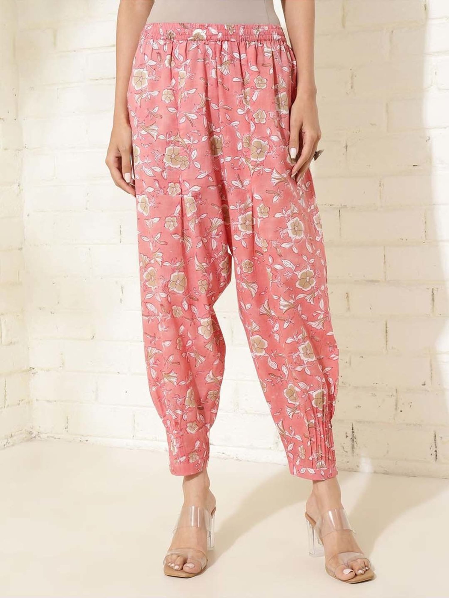 Castle Black Embroidered Palazzos