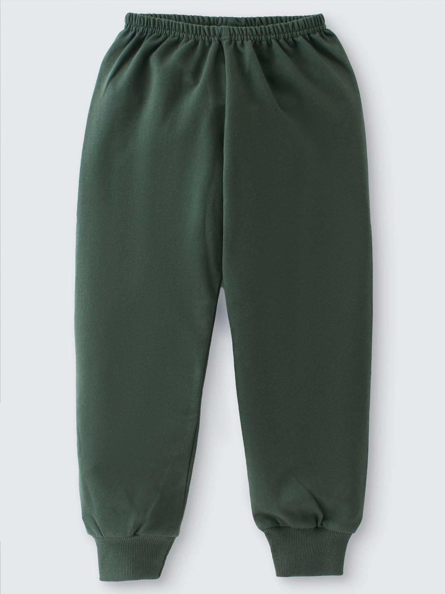 Nite Flite Kids Olive Cotton Regular Fit Full Sleeves Sweatshirt Set