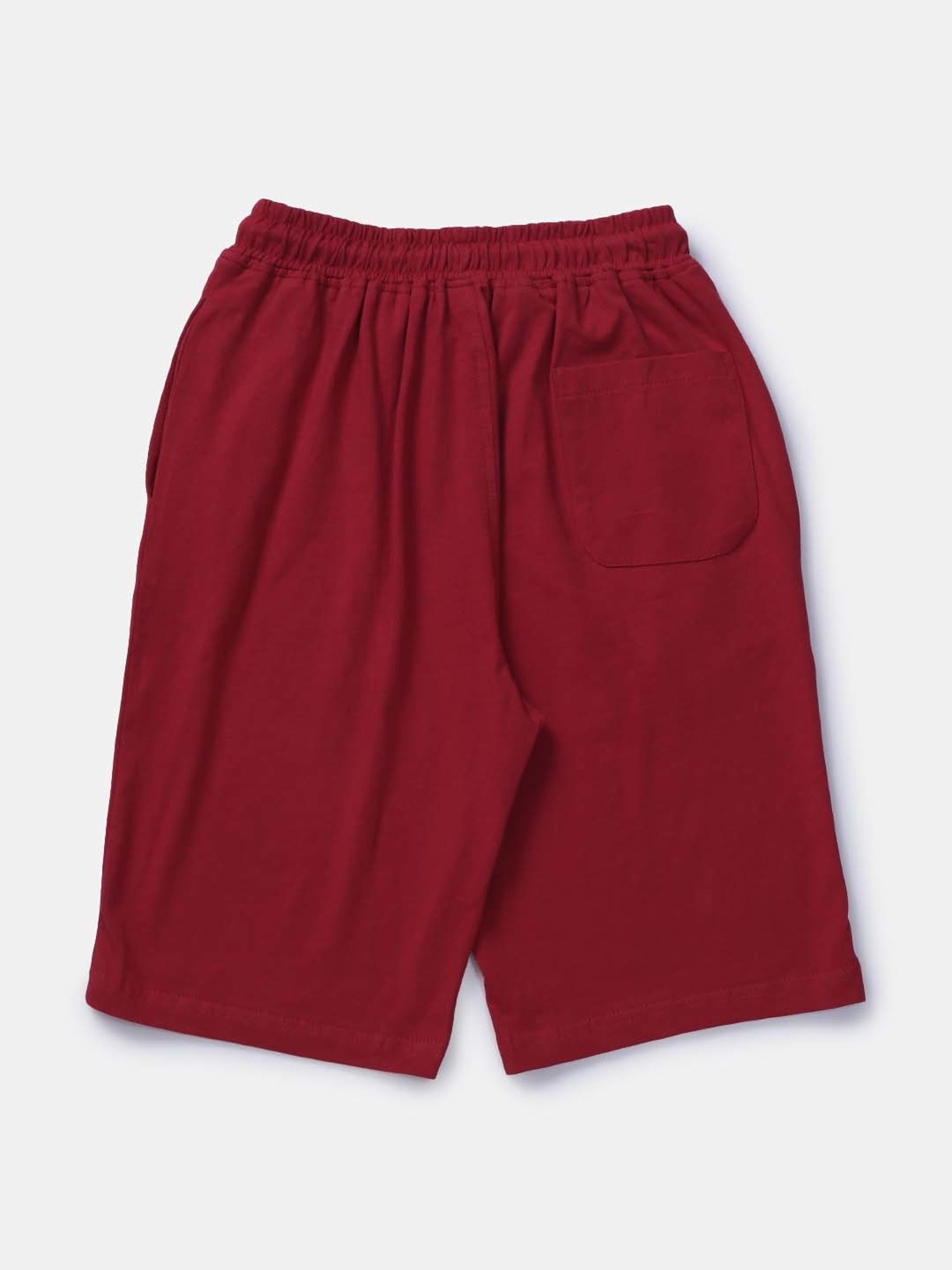 Palm Tree Kids Black & Red Cotton Printed T-Shirt Set