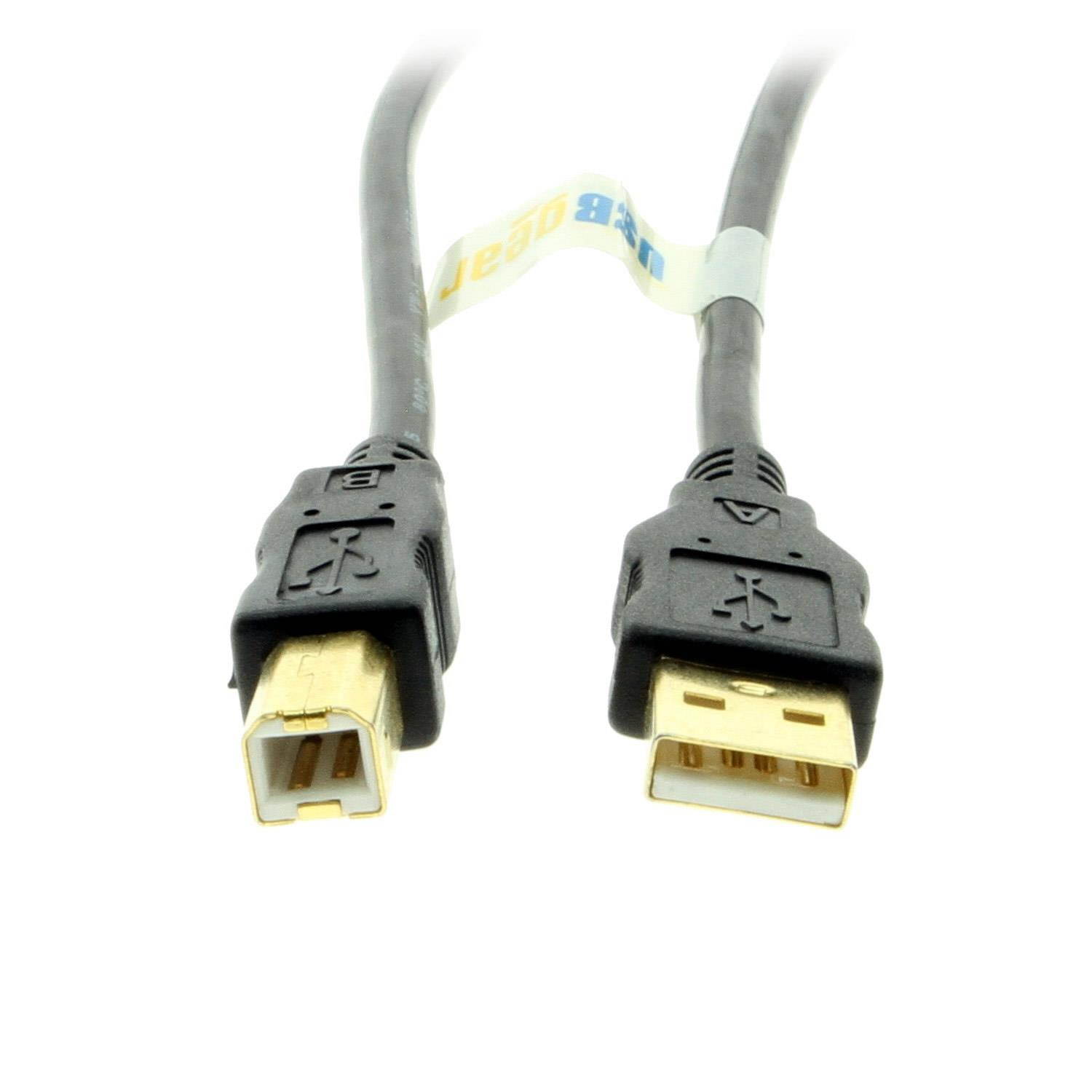 USBGear USB Cable A to B  8 inch High-Speed USB 2.0