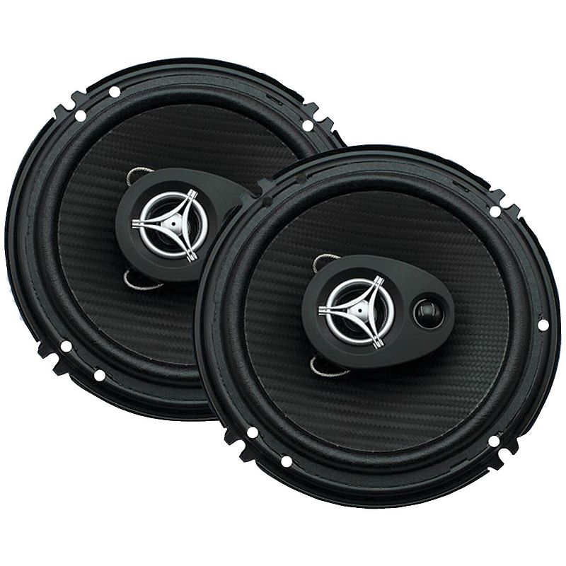 Power Acoustik Ef-653 EdSeries Coaxial Speakers (6.5, 3 Way, 400 Watts Max) POWEF653