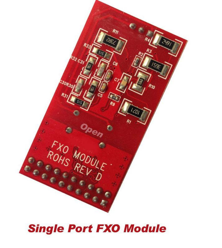 X100P with 1 FXO ports,PCI Card with 2U Low Profile, Supports Asterisk FreePBX Issabel AsteriskNow  FXS FXO Card Phone Solution