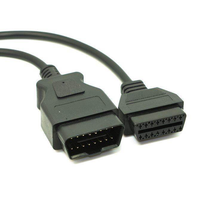 OBD OBD2 16 Pin Male to Female Diagnostic Extension Cable for Car Auto 5ft