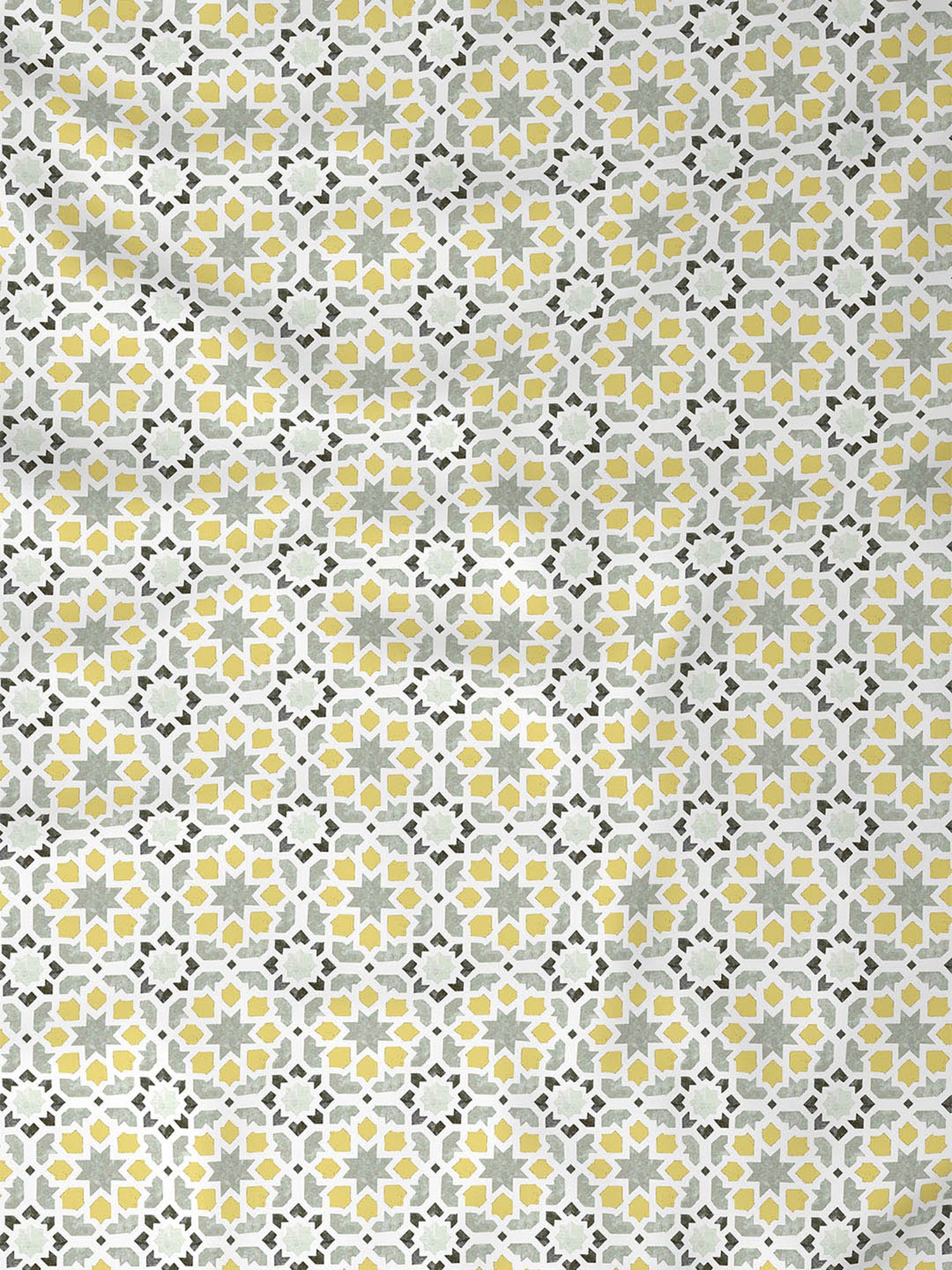 In-House by Maspar Gold 200 TC Cotton Printed Bed Sheet with 2 Pillow Cover