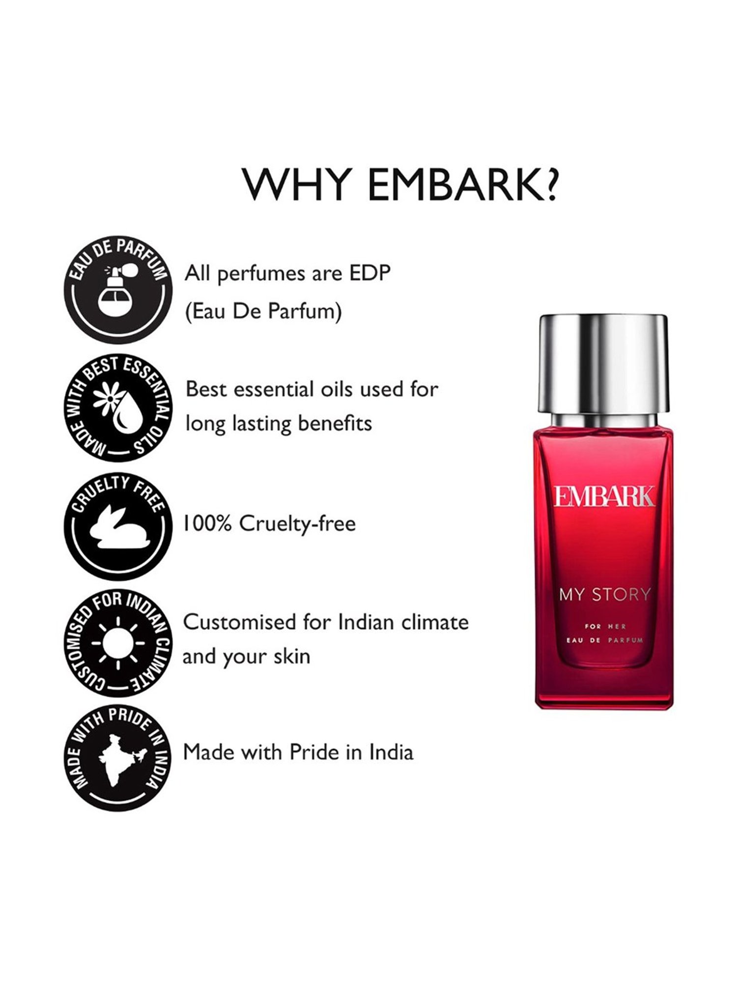 Embark My Story Eau de Parfum for Her - 30 ml