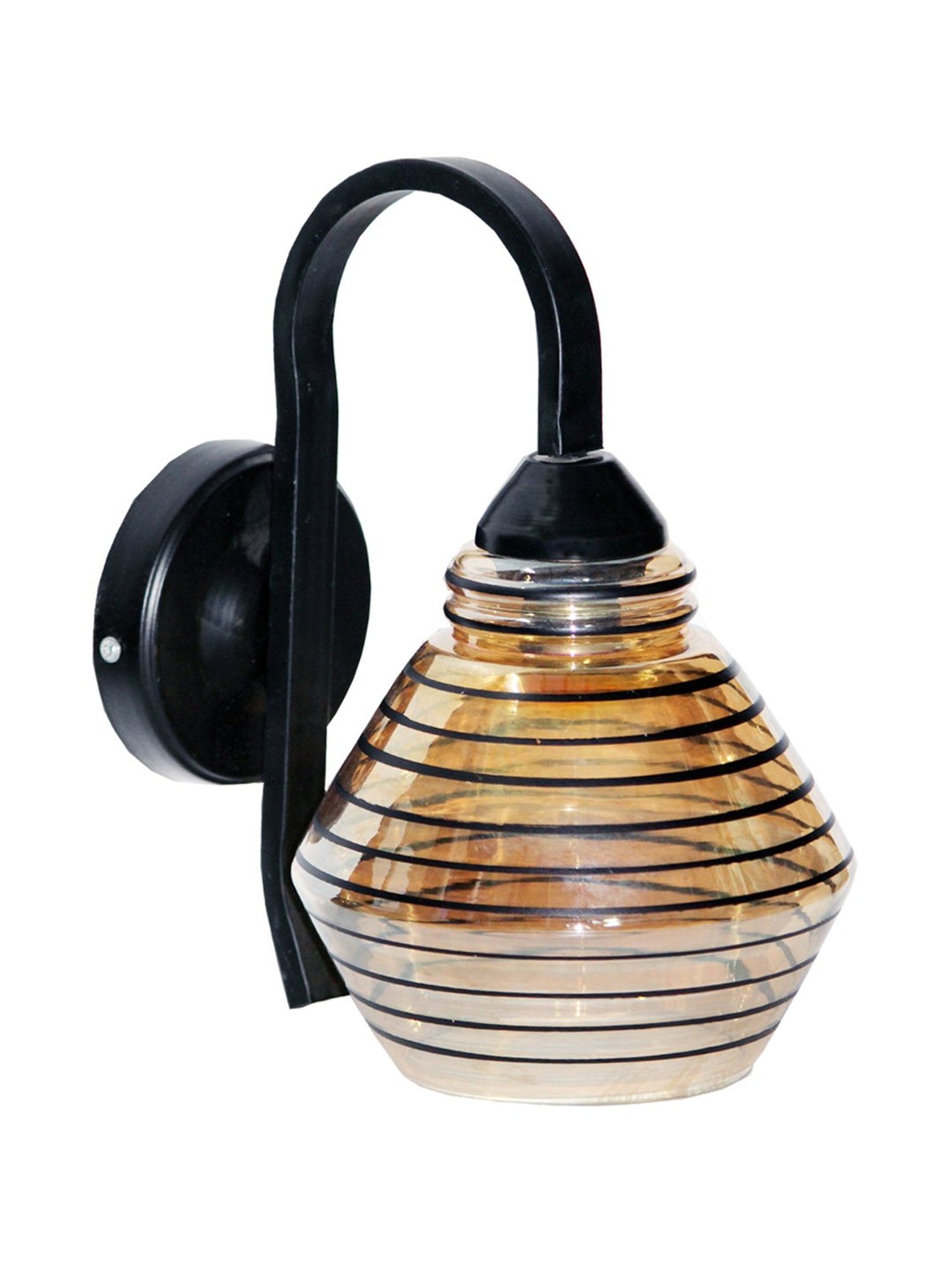 DecorativeRay Copper & Black Wall Light - Set of 1