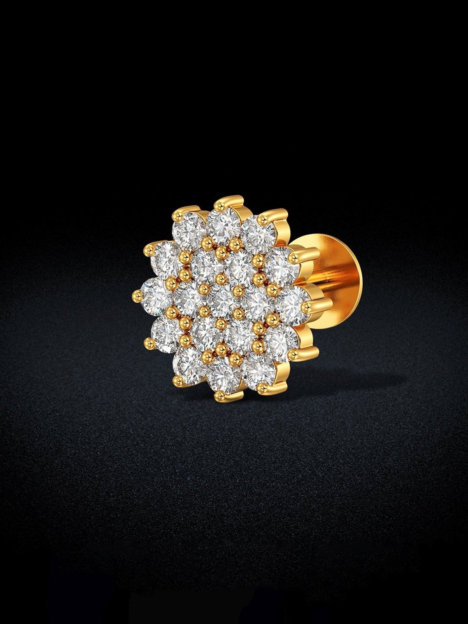 PC Jeweller Kata 22 kt Gold Nosepin