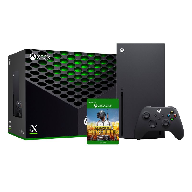 2021 Xbox Game and Accessory Bundle - 1TB SSD Black Xbox Console and Wireless Controller with PUBG Full Game and Mytrix HDMI 2.1 Cable for Xbox