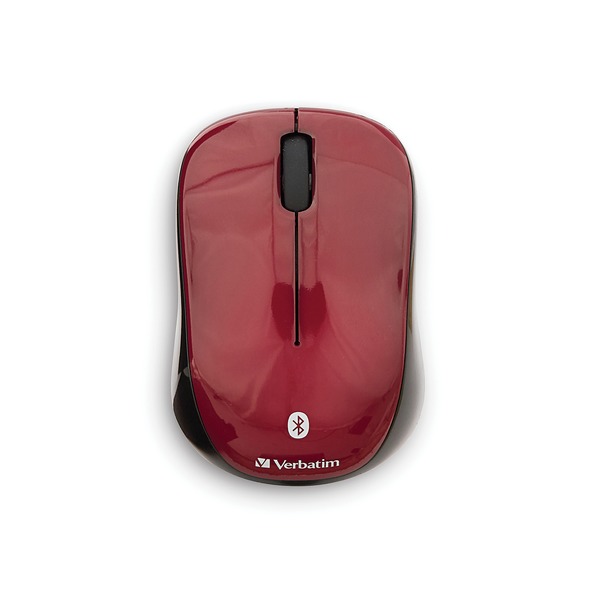 Cordless Blue-LED Tablet Mouse, Multi-Trac, 3 Buttons, Bluetooth(R) (Garnet)