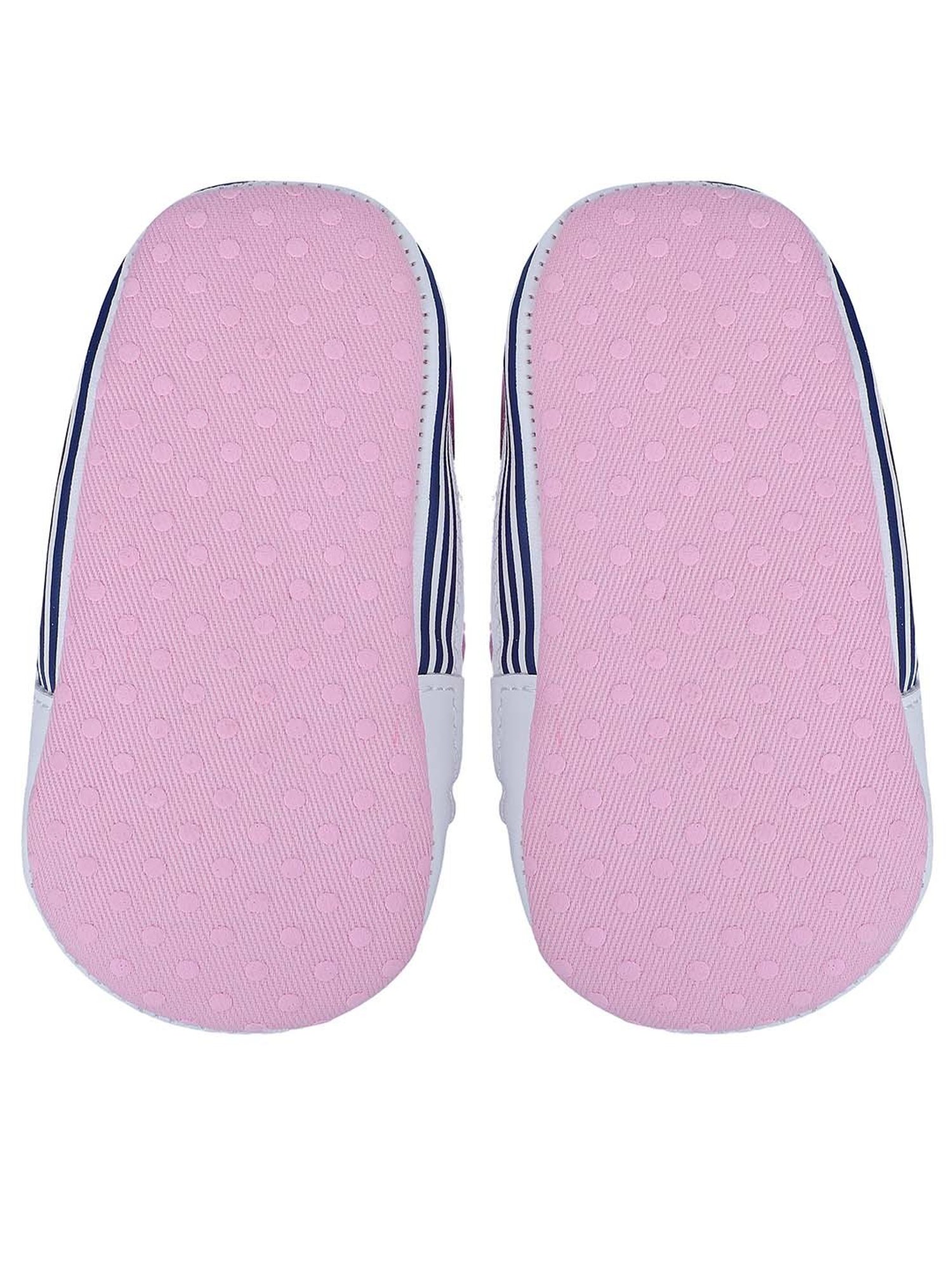 Baby Moo Kids Pink & White Casual Booties