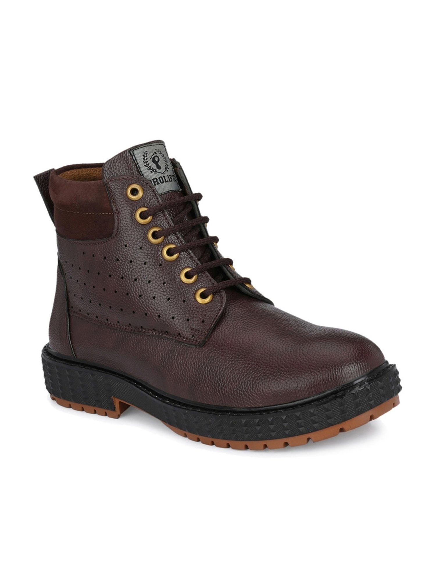 Prolific Men's Brown Derby Boots
