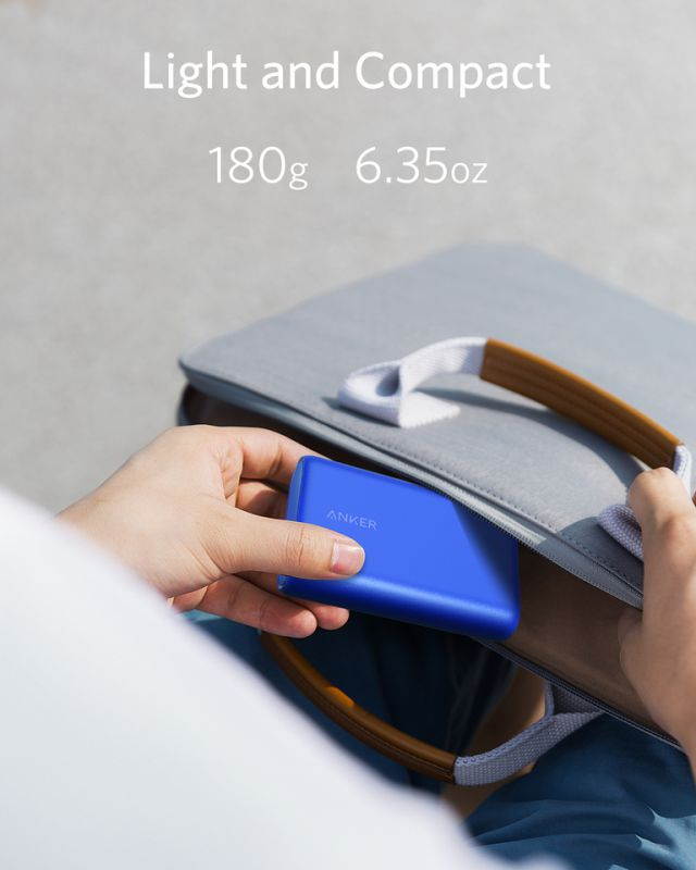 Anker PowerCore 10000 Portable Charger, One of the Smallest and Lightest 10000mAh External Battery, for iPhone, Samsung Galaxy and More