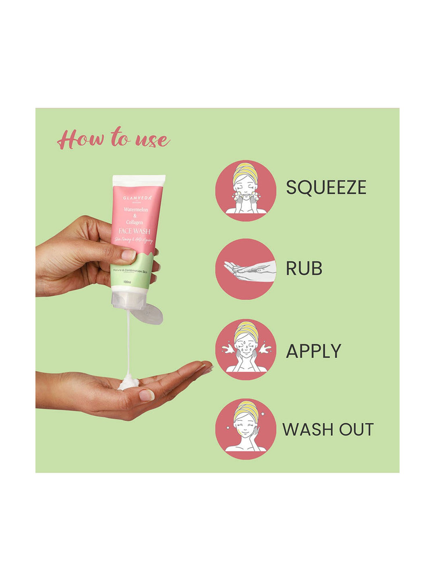 Globus Naturals Rice Ceramide Radiance Face Wash - Pack of 3