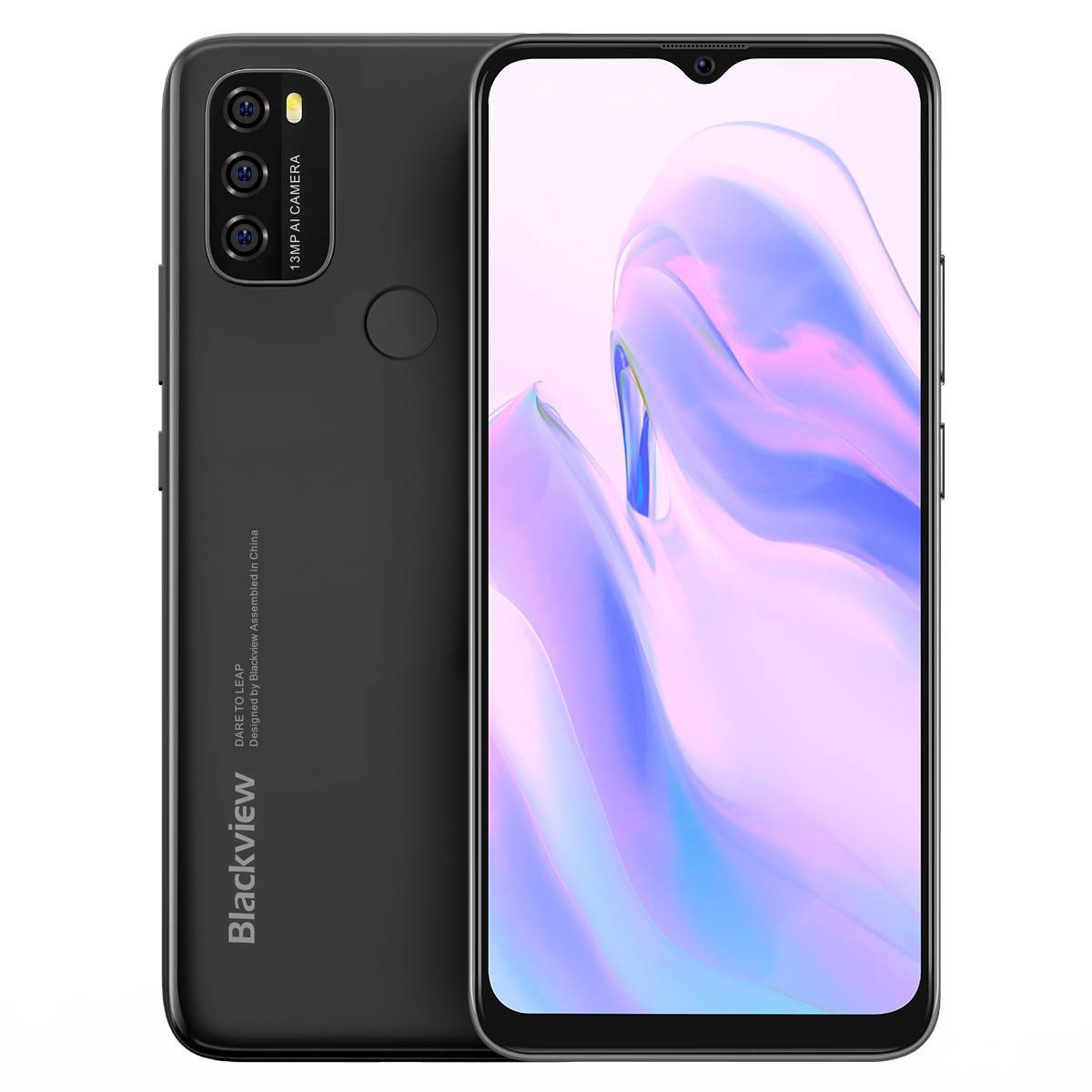 Blackview A70 mobile, 3GB + 32GB, 5380mAh, Android 11.0, Octa Core, 4G, 6.51 "HD + 13MP Rear camera, Facial ID, Fingerprint recognition