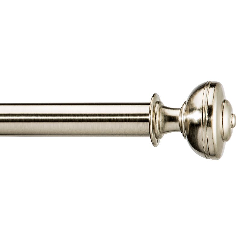120"x170" Curtain Rod Set Nickel Knob - Threshold™