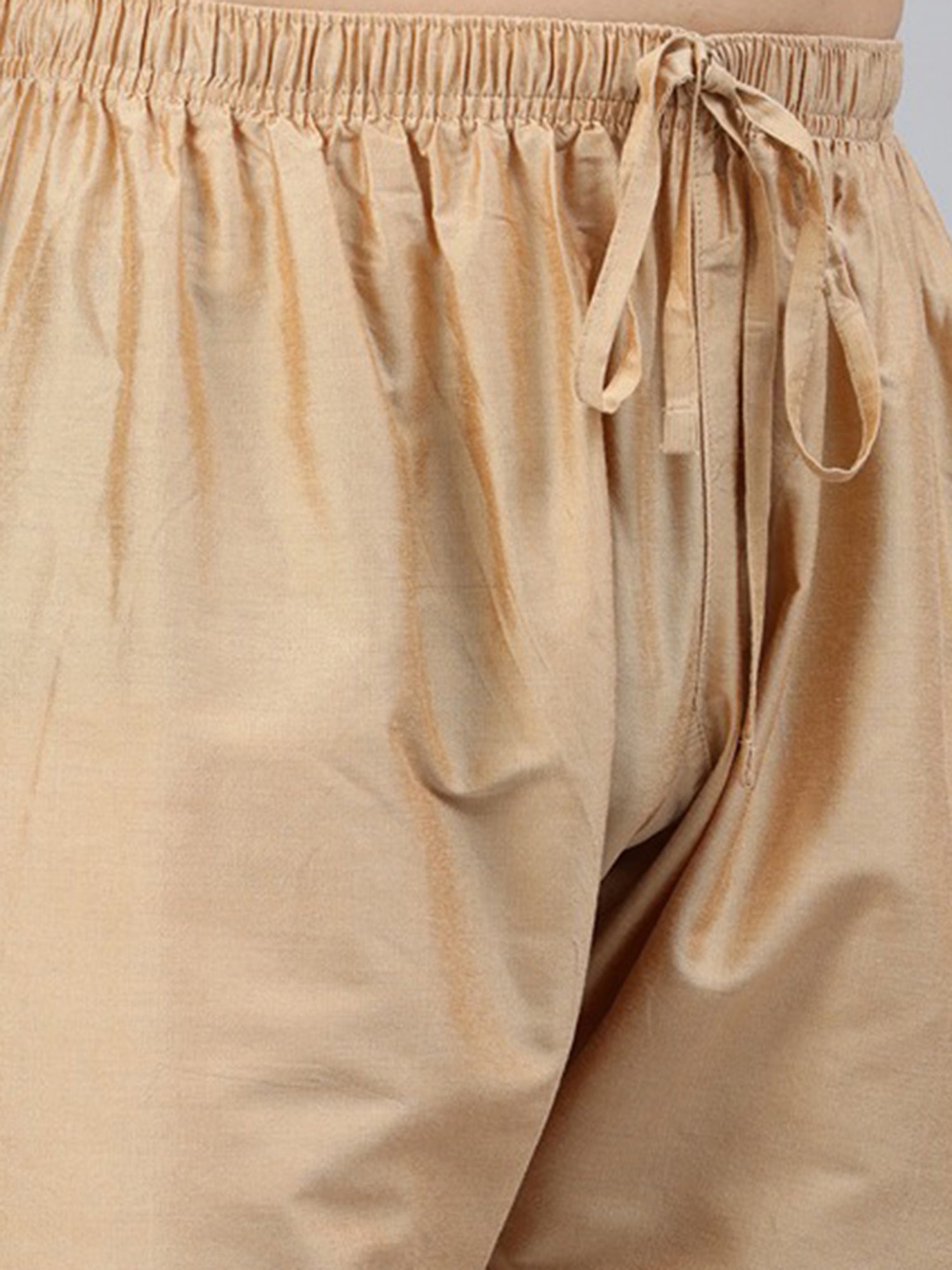 Manthan Mint Green & Beige Regular Fit Self Design Kurta & Pyjamas Set