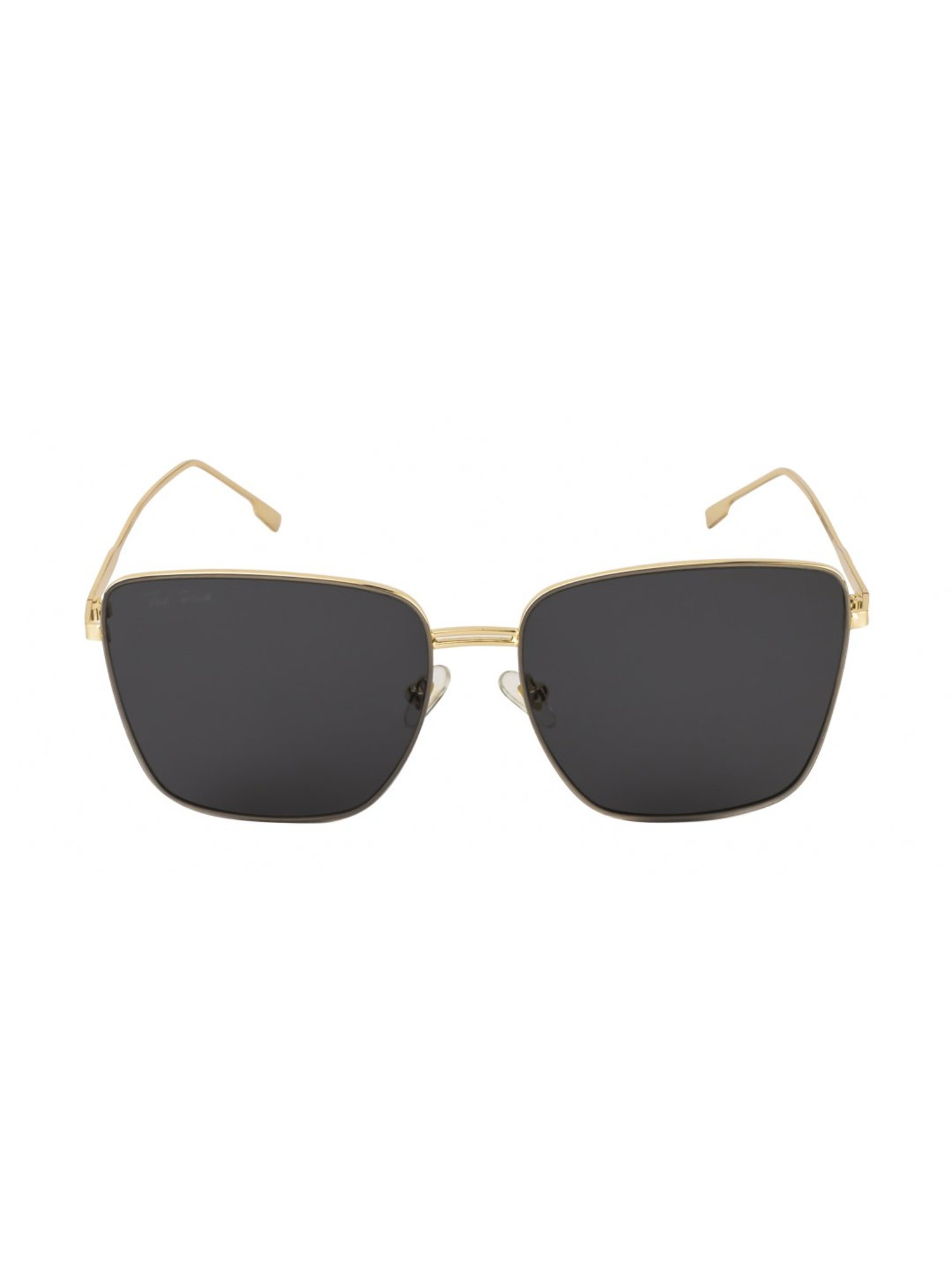 Ted Smith BEUNIQ_C1 Black Square Sunglasses