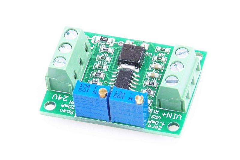 KNACRO Voltage To Current Module 0-2.5V 3.3V 5V 10V 15V 24V Voltage Conversion To 0-20mA 4-20MA current (0-24V TO 4-20MA)