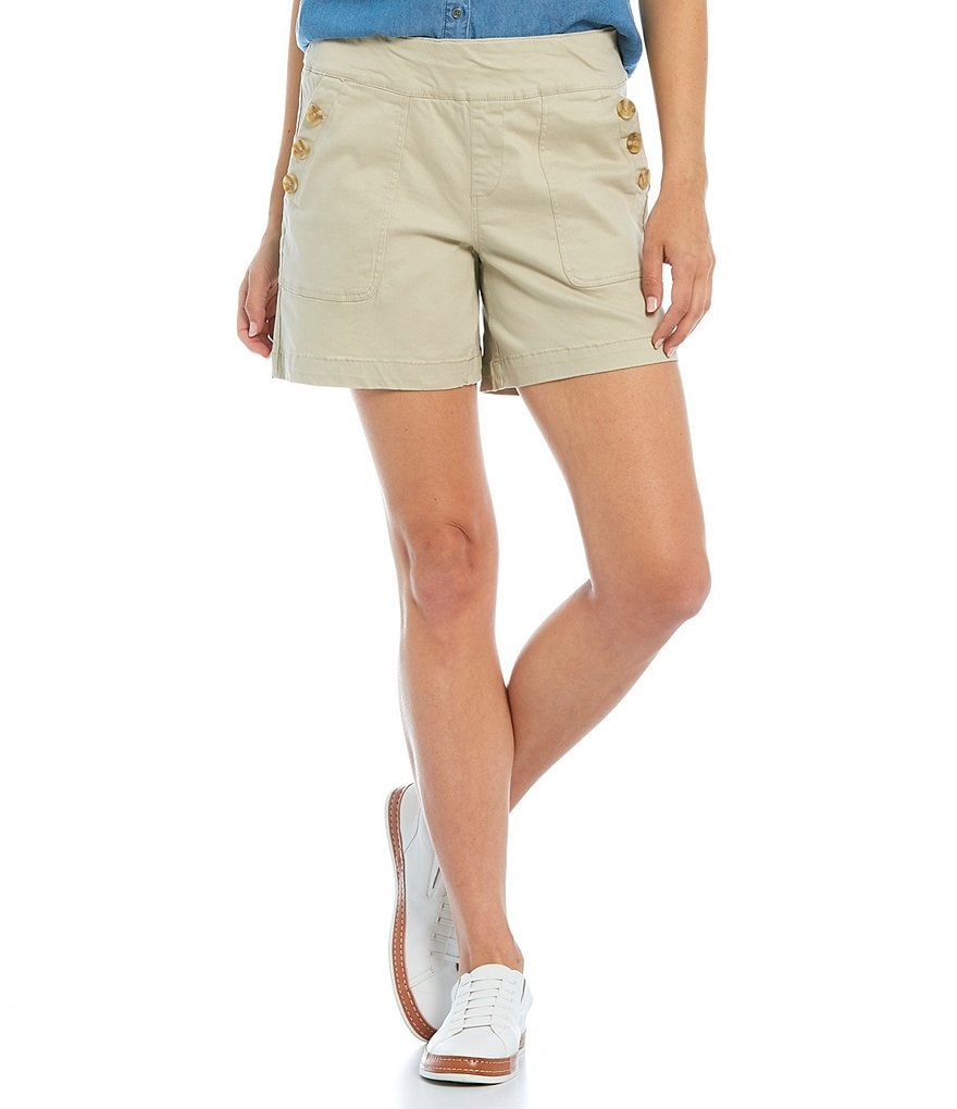 Westbound Button Pocket Detail Pull-On Shorts