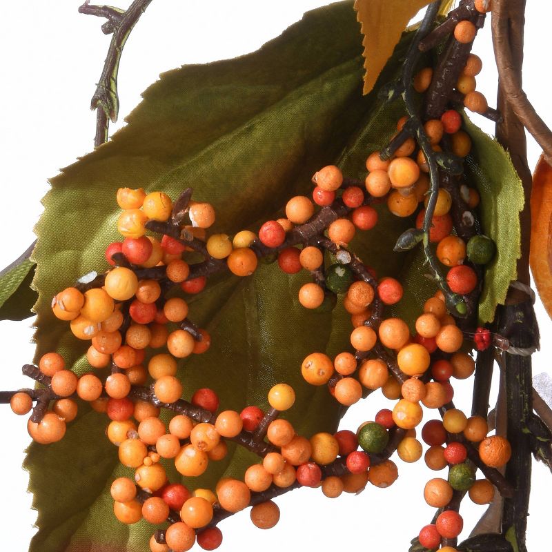 National Tree Company Sunflower Garland Red/Orange (72")