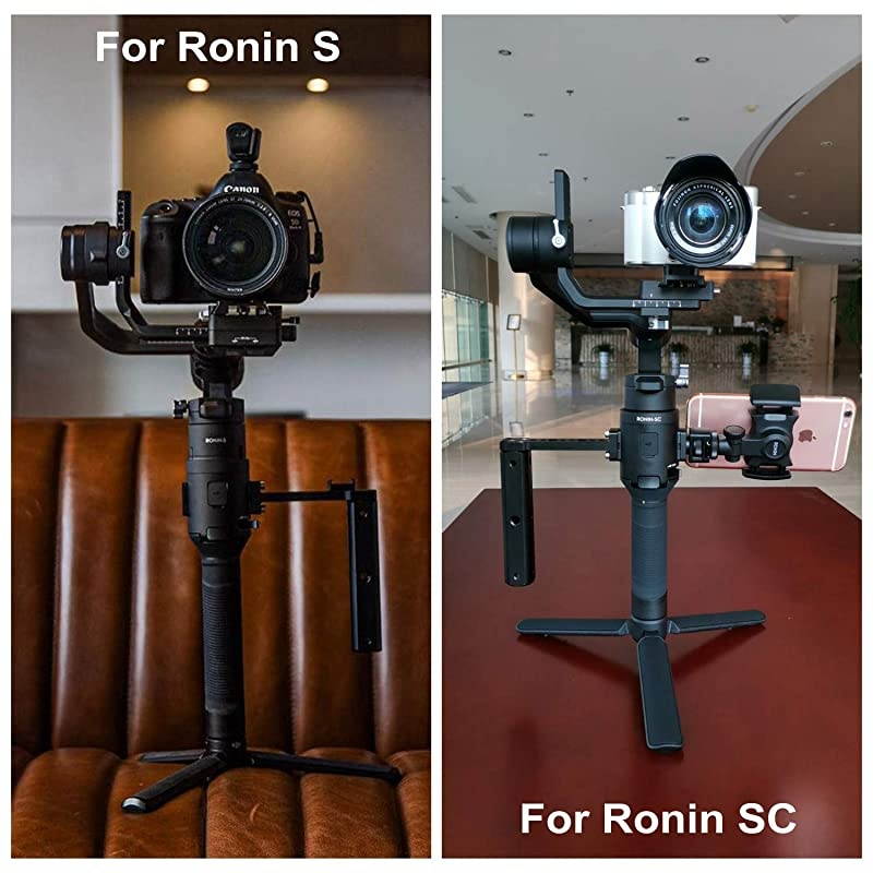 Vision Hold Plate Grip Extension Rods Bar Monitor Mount Accessories Compatible with Ronin SSCRSC2RS2DJI RS2 Gimbal Setup Mounting Microphone