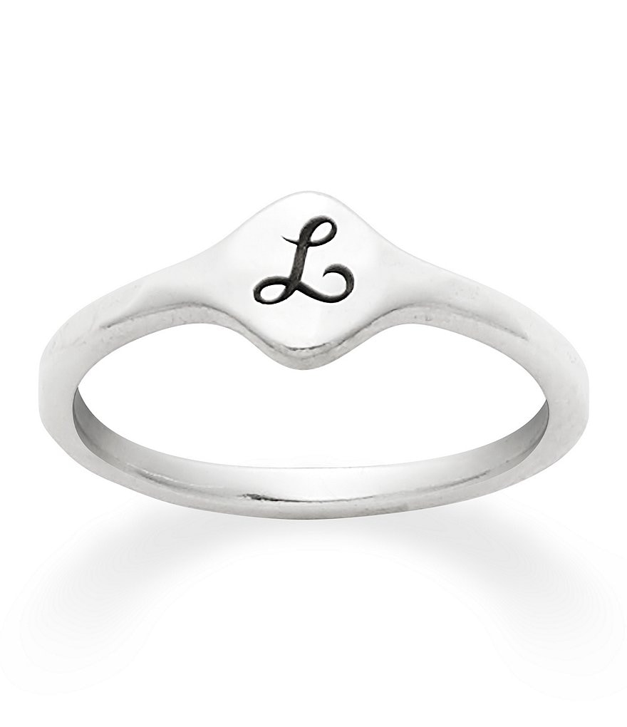 James Avery Petite Signet Initial Ring
