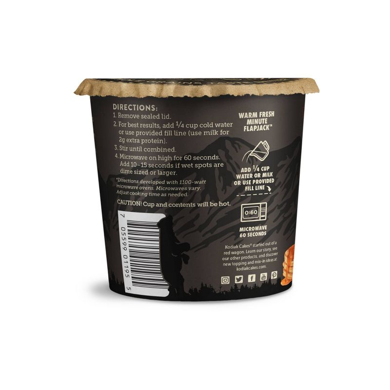 Kodiak Cakes Buttermilk & Maple Flapjack on the Go - 2.15oz