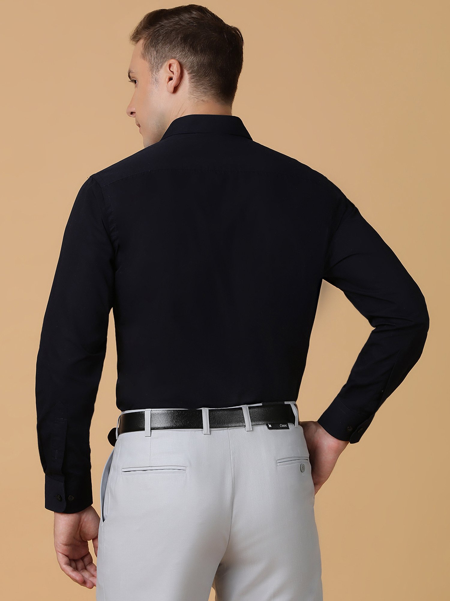 TABARD Dark Navy Regular Fit Shirt