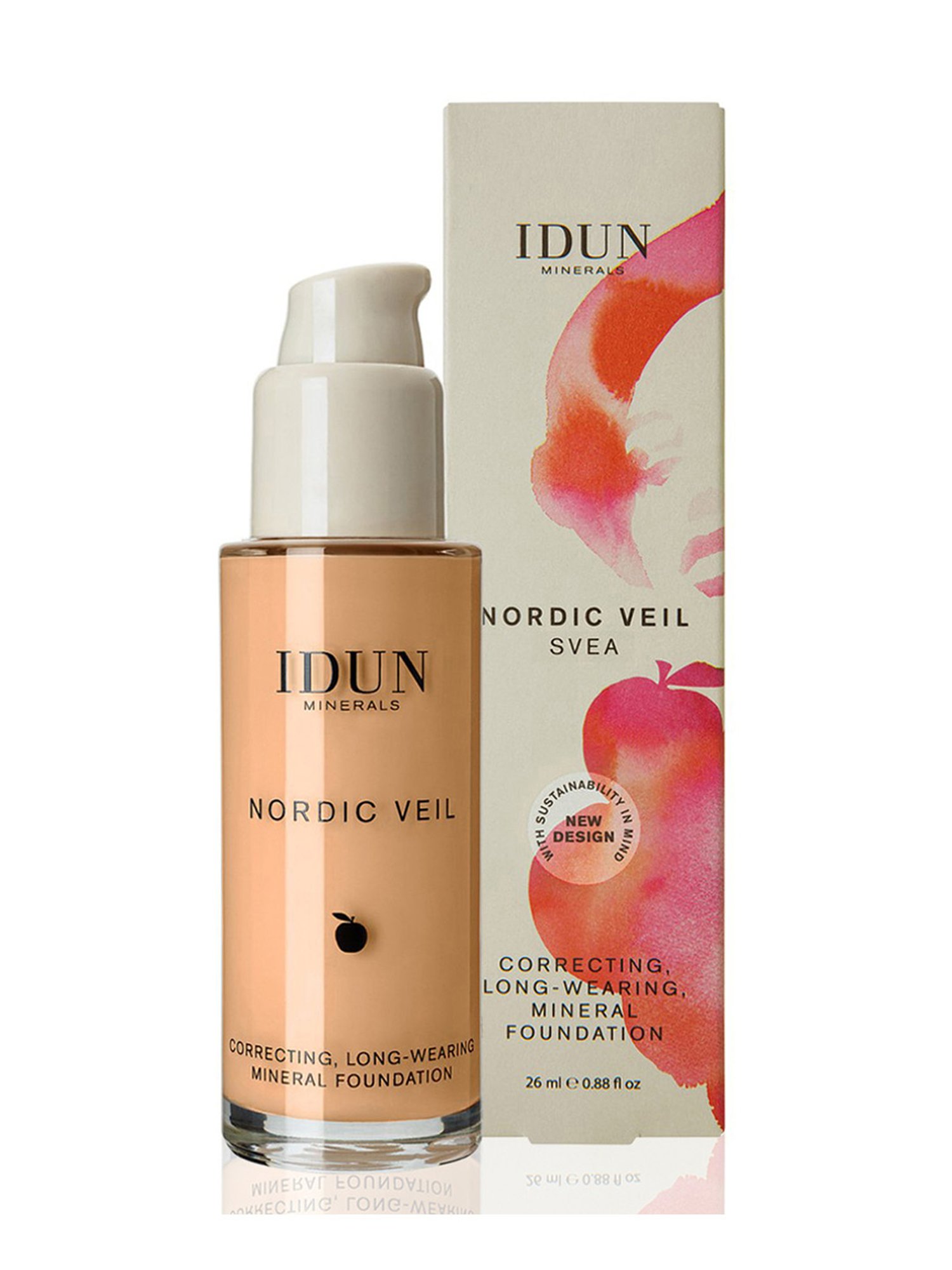 Idun Minerals Nordic Veil Correcting Mineral Foundation Svea   - 26 ml