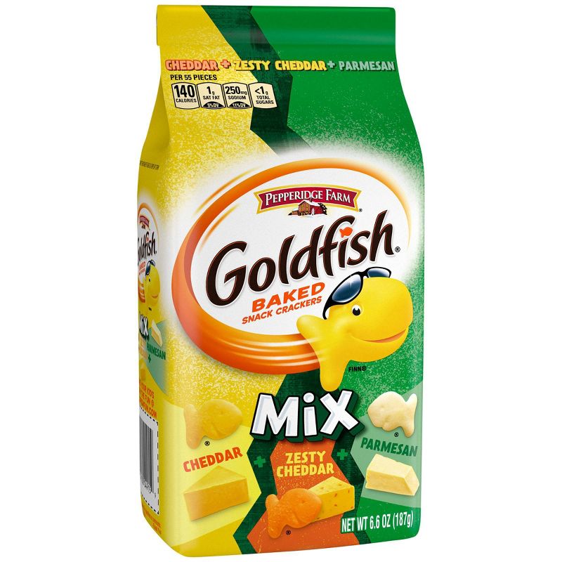 Pepperidge Farm Goldfish Three Cheese Crackers - 6.6oz