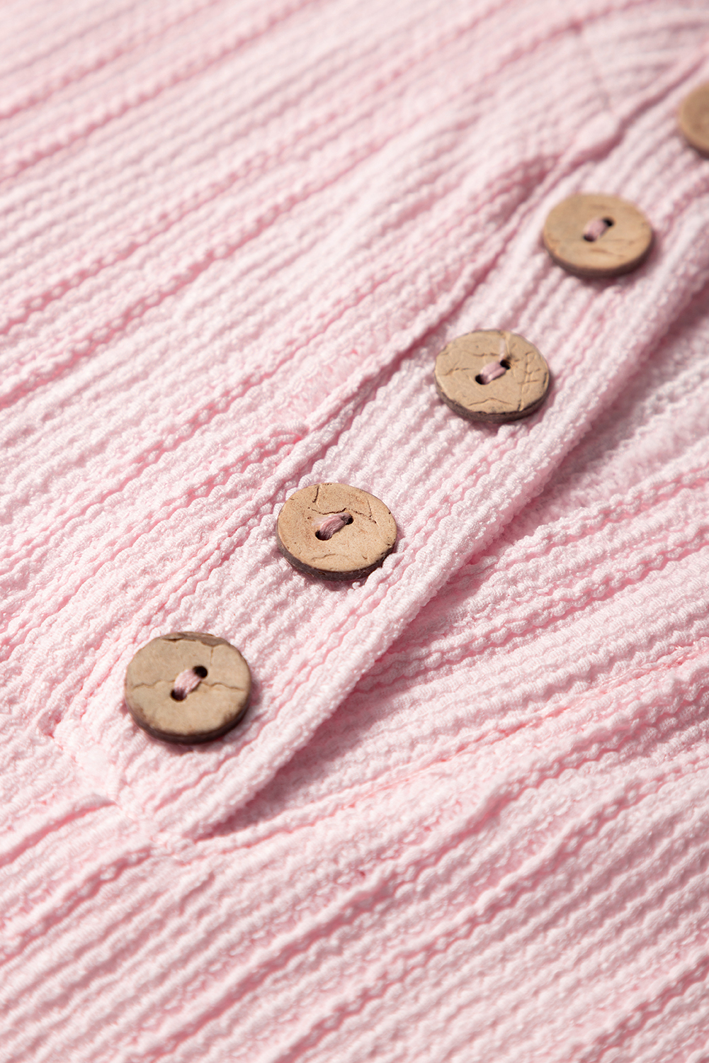 Green Solid Color Quilted Long Sleeve Top and Wide Leg Pants Set