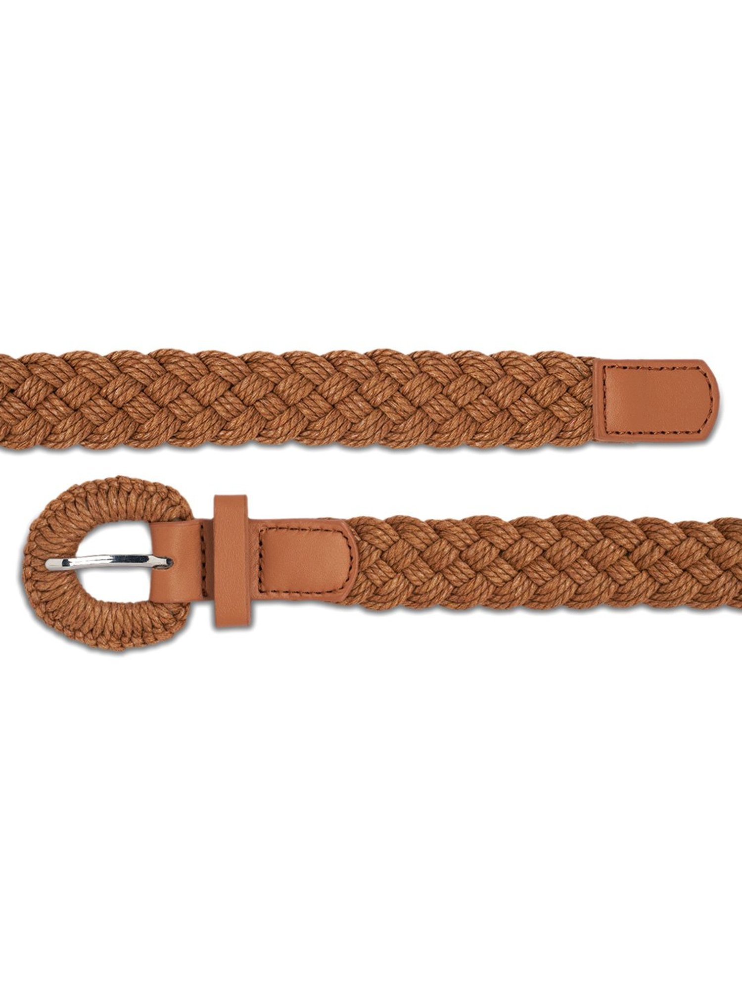 Forever Glam by Pantaloons Brown Textured Casual Belt