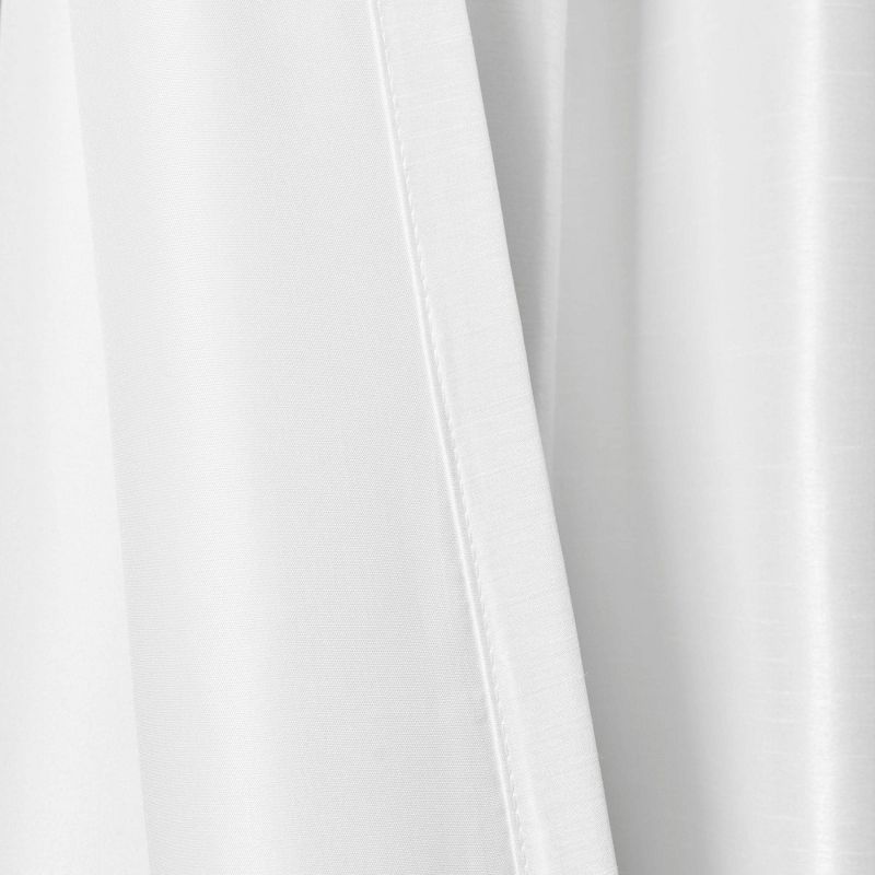 84"x54" Venetian Window Curtain White - Lush Décor