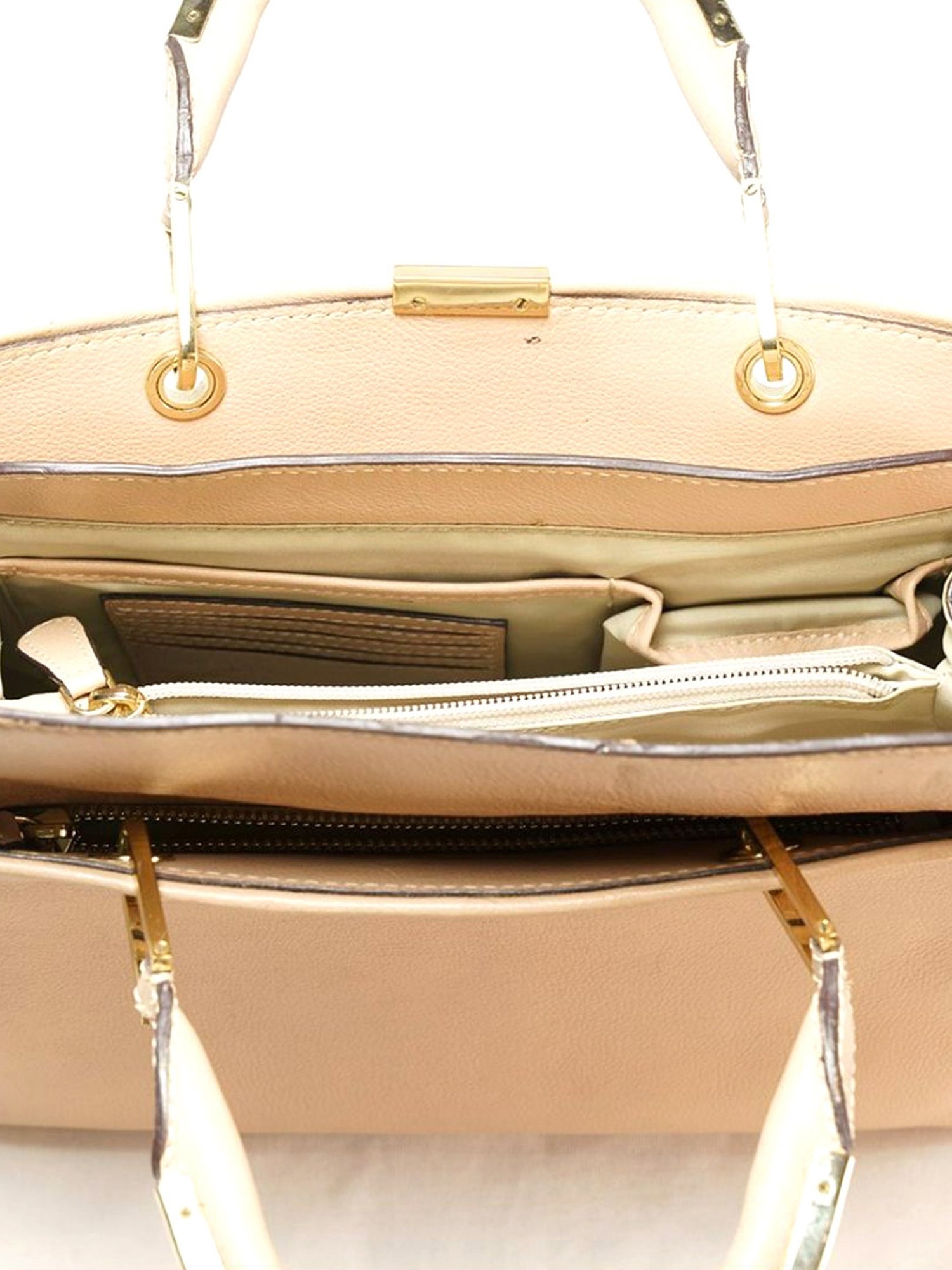 RI2K London Tan Leather Large Satchel Handbag