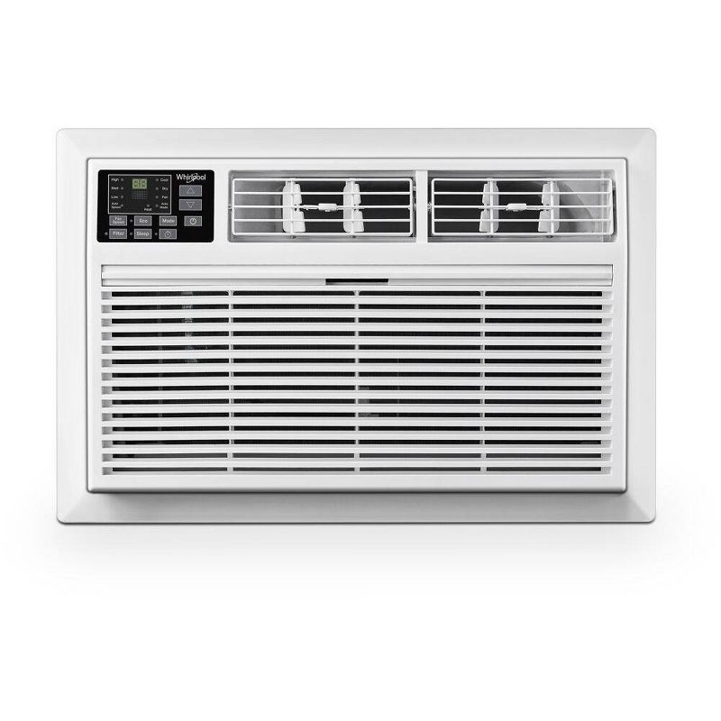 Whirlpool 8,000 BTU 115V Through the Wall Air Conditioner WHAT081-HAW with 4,200 BTU Supplemental Heating