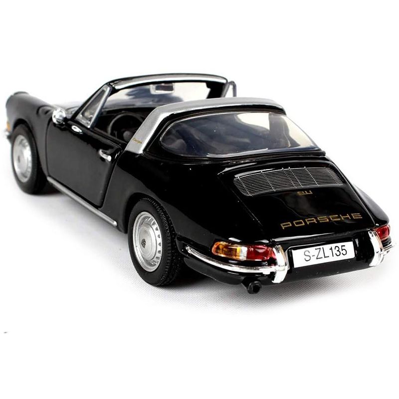Porsche 911 Targa Convertible Black "Classic" Series 1/32 Diecast Model Car by Bburago