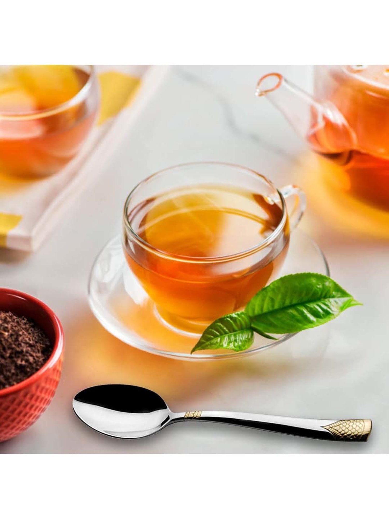 FnS August Gold & Silver Stainless Steel Cutlery - Set of 25