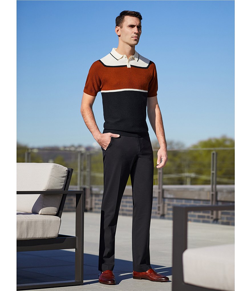 Murano Collezione Evan Extra Slim-Fit Performance Bi-Stretch Solid Suit Separates Dress Pants