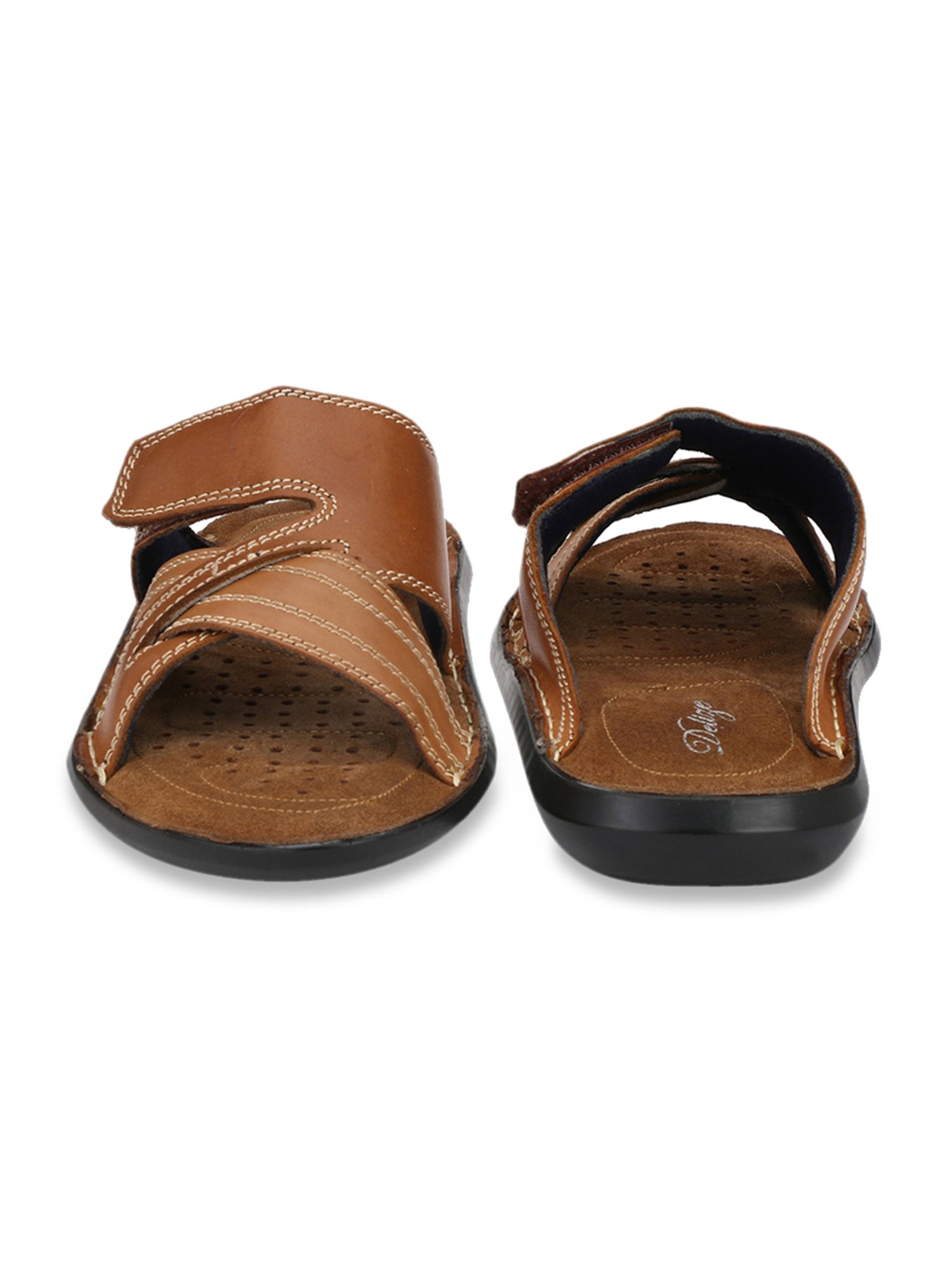 Delize Men's Tan Slides