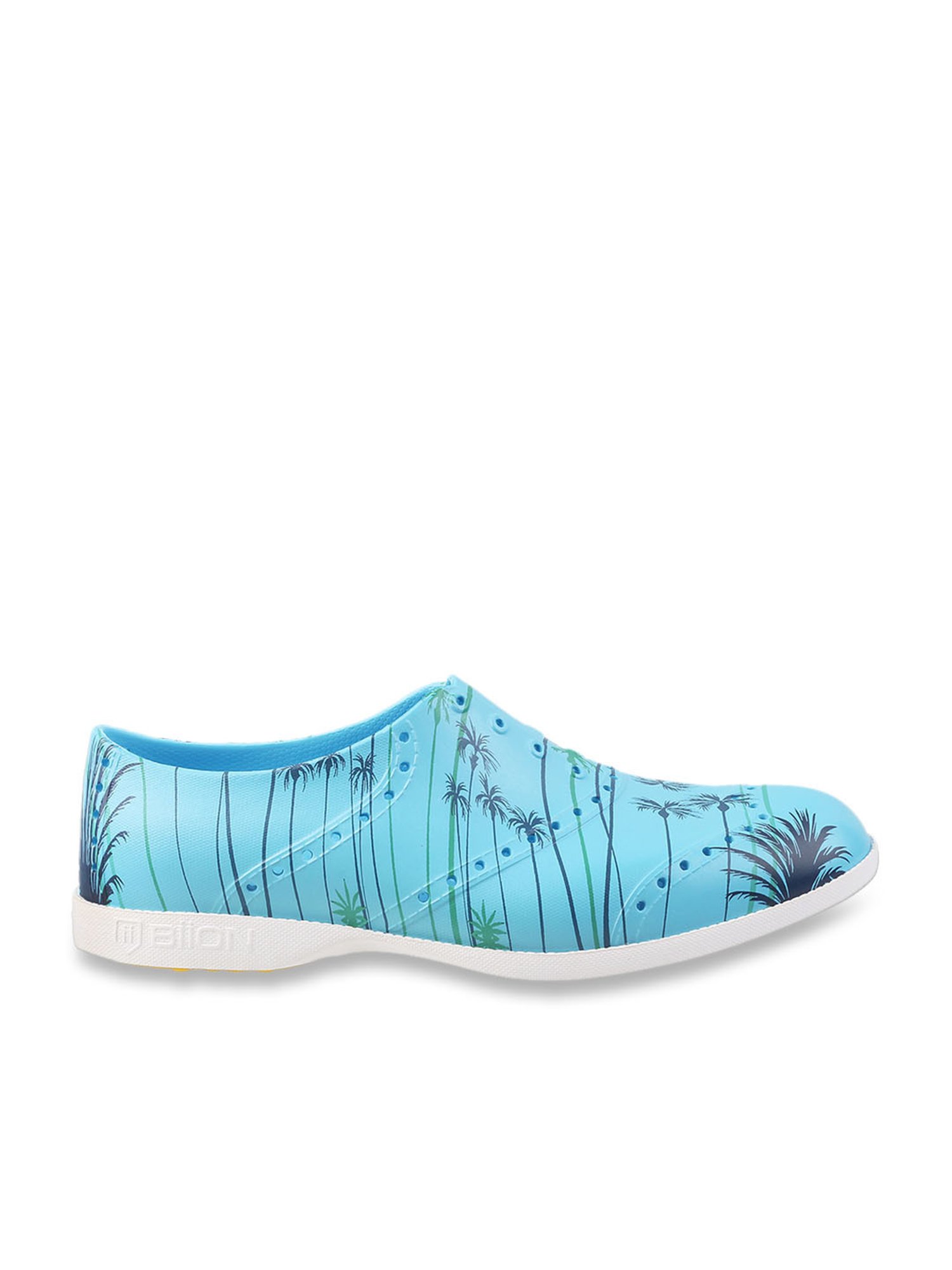 Biion Men's Sky Blue Oxford Shoes