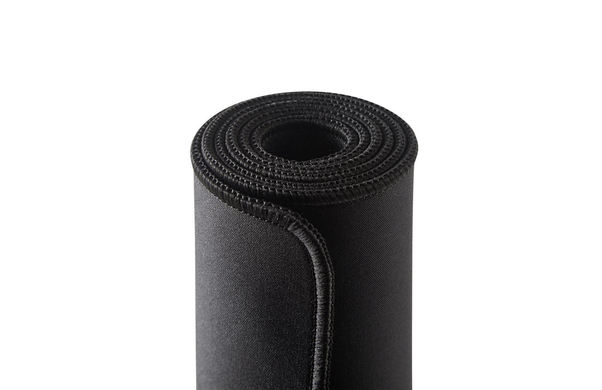 Glorious Large Gaming Mouse Mat / Pad - Stitched Edges, 2mm thick, Black Mousepad | 11"x13"x0.08" (G-L)