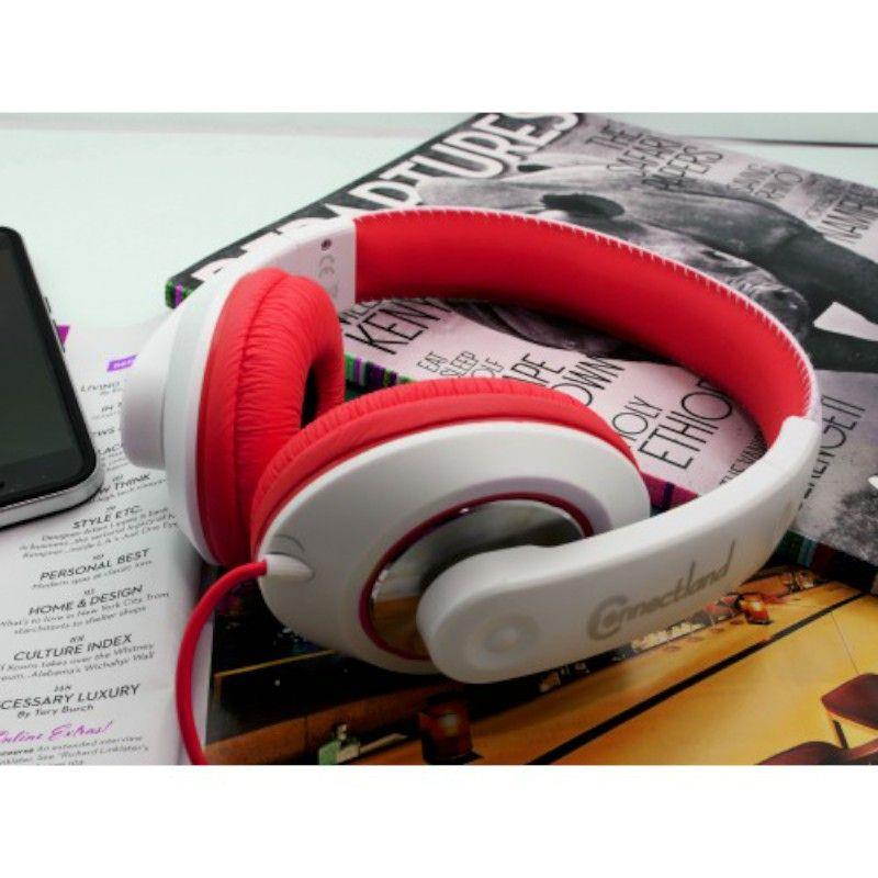 SYBA Red/White CL-AUD63080 Binaural Headphone