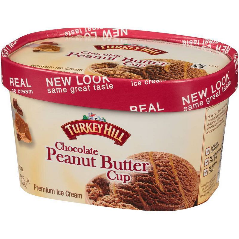 Turkey Hill Original Recipe Chocolate Peanut Butter Cup Ice Cream - 48oz