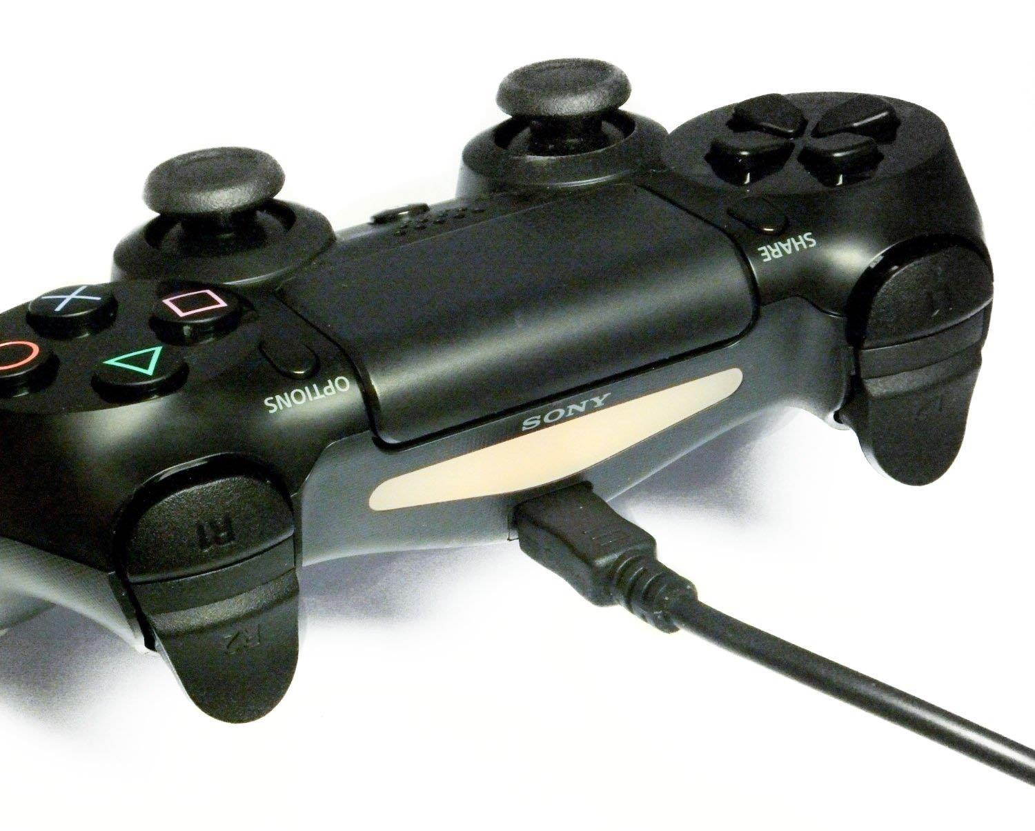 cybertech ps4 10' feet long charging charger power cables usb cord for ps4 dualshock 4 playstation 4 controller