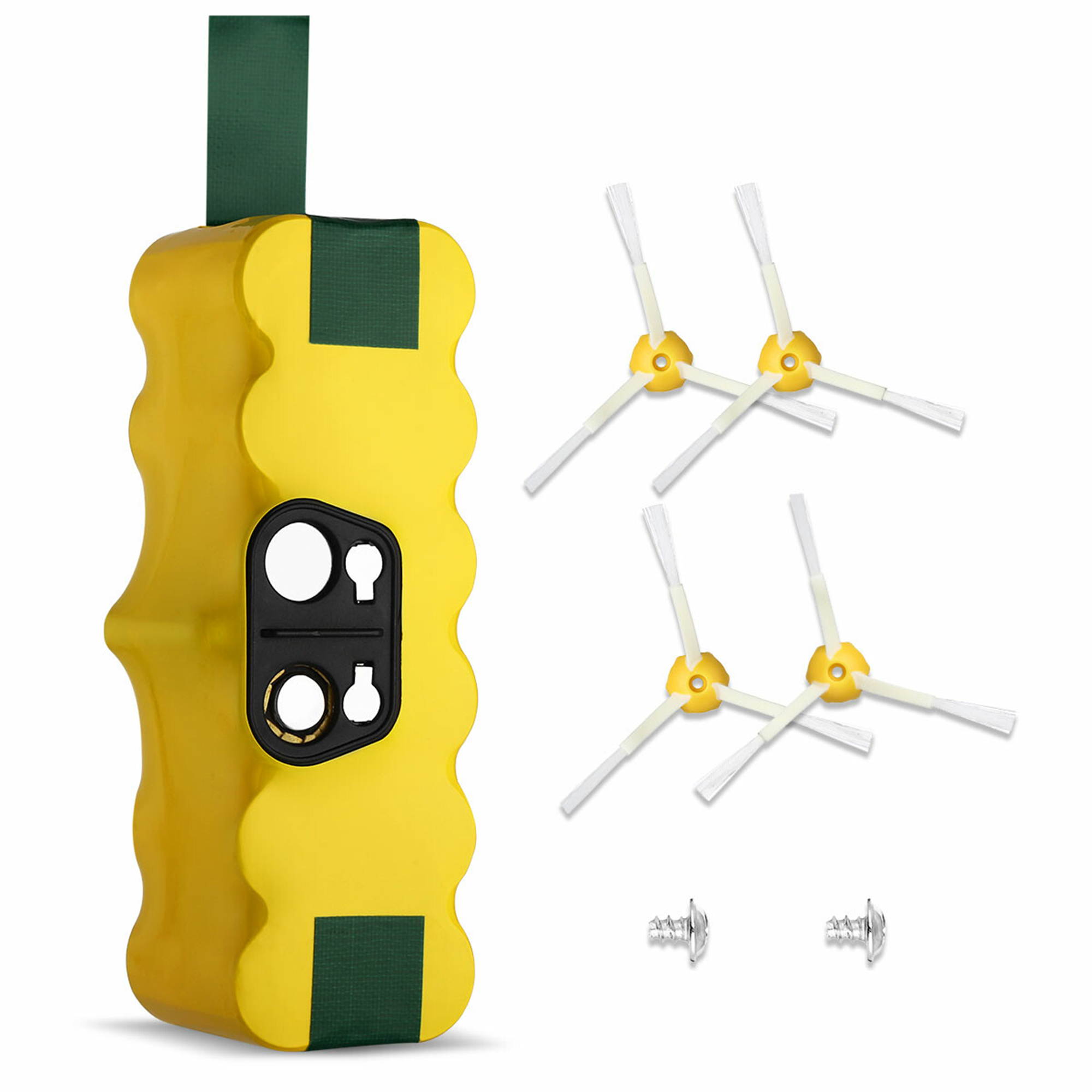 Powerextra 2-Pack Roomba Replacement Battery, Vacuum Cleaner Battery 3800mAh 14.4V for iRobot Roomba 500 600 700 800 900