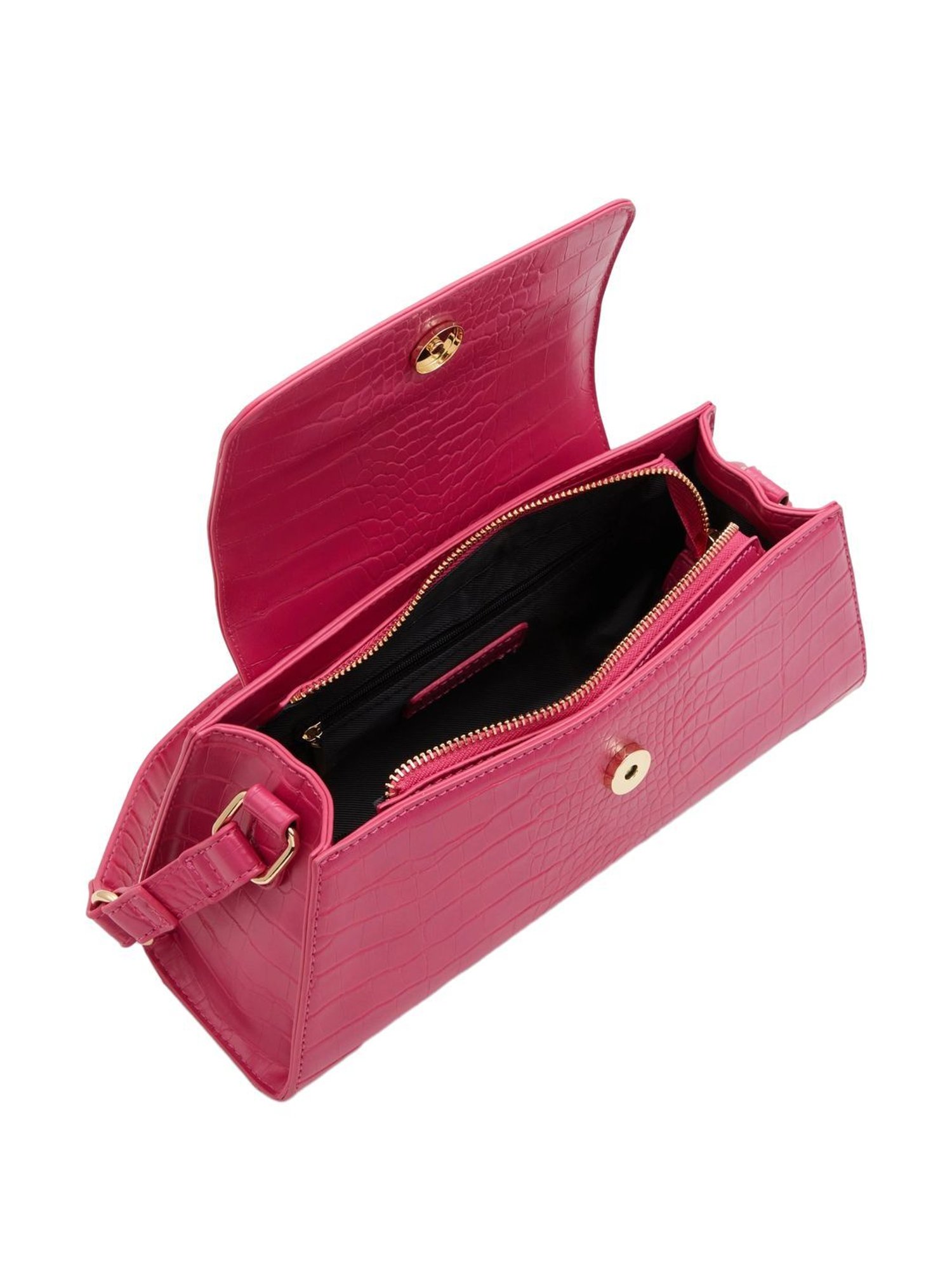 Call It Spring Pink Solid Small Shoulder Handbag