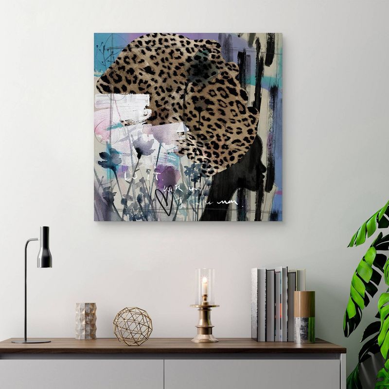 35" x 35" Turban Beauty by Nikki Chu Canvas Art Print - Masterpiece Art Gallery