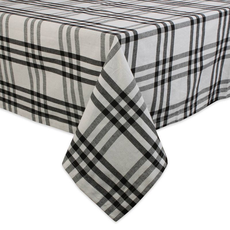 54"x79" Rectangle PVC Water Oil Resistant Plaid Pattern Tablecloths Teal - PiccoCasa