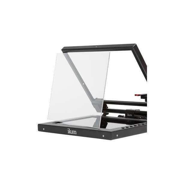 ikan pt1200 pt1200 12" portable teleprompter kit black