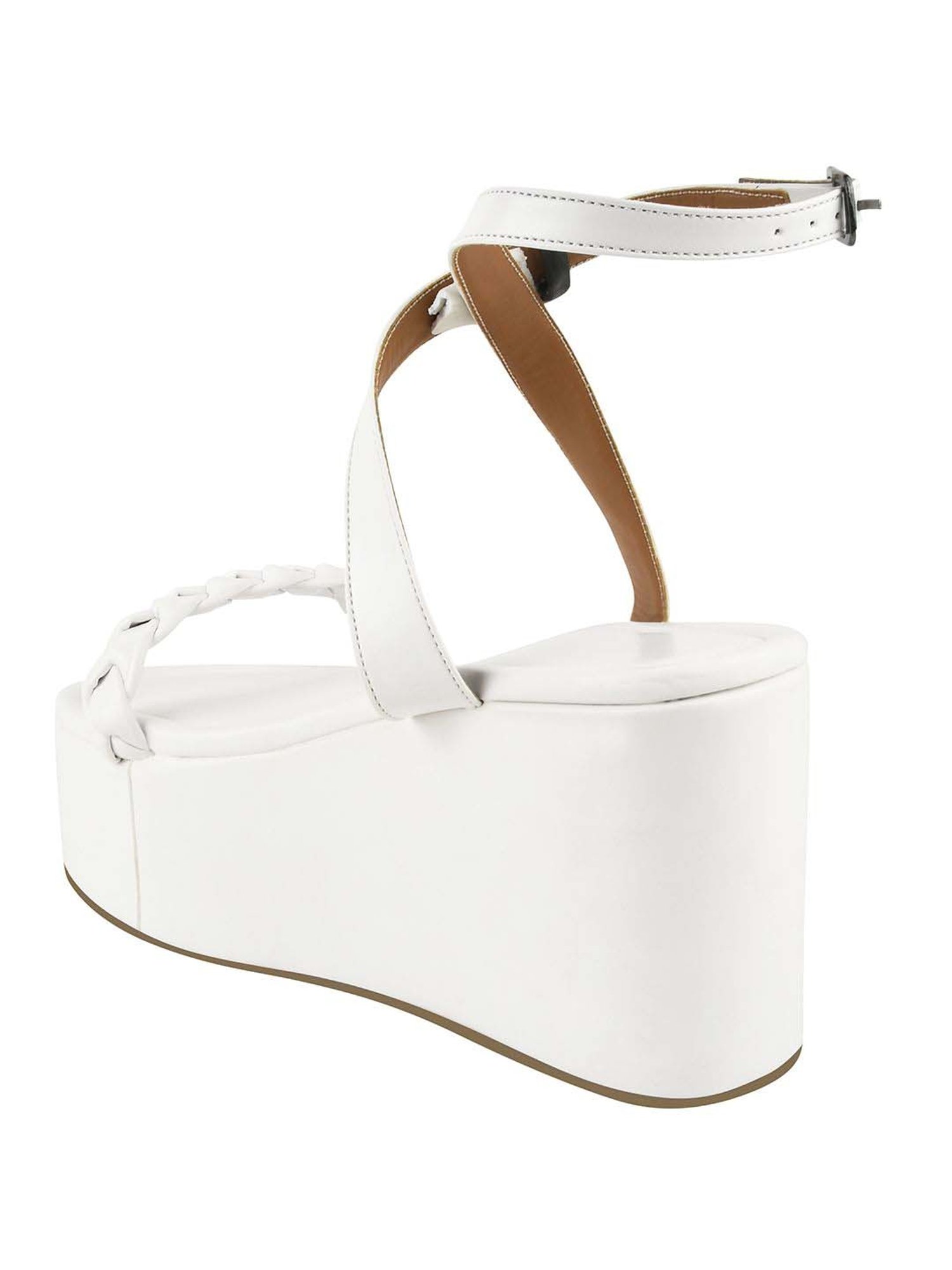 Shoetopia Kids White Ankle Strap Sandals